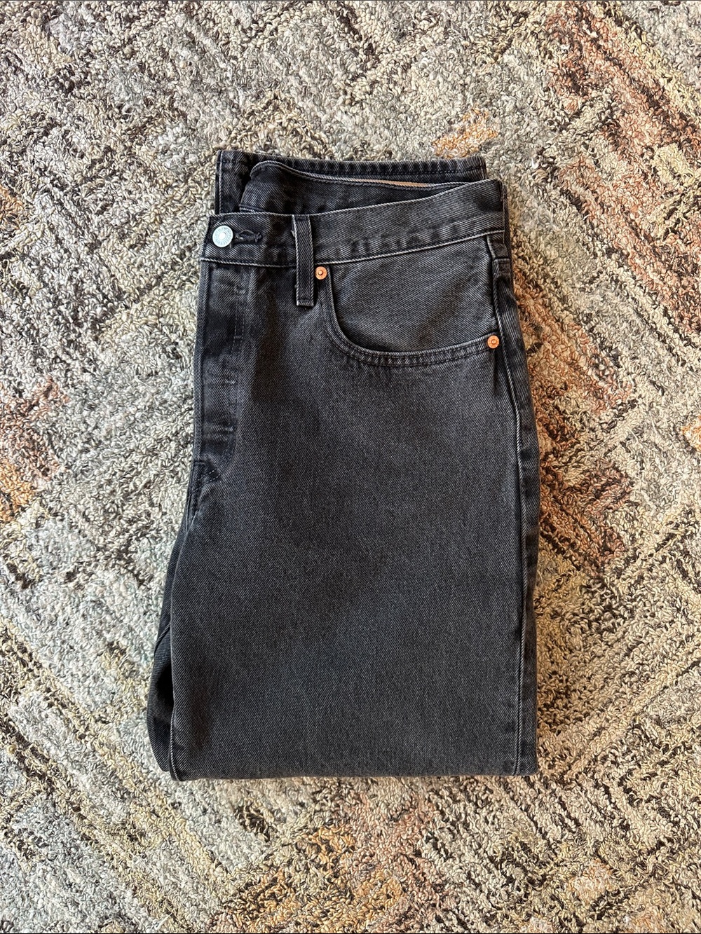 Levi’s 90’s 501 Ankle Jean 30x27 Smooth Operator (Black) Like New